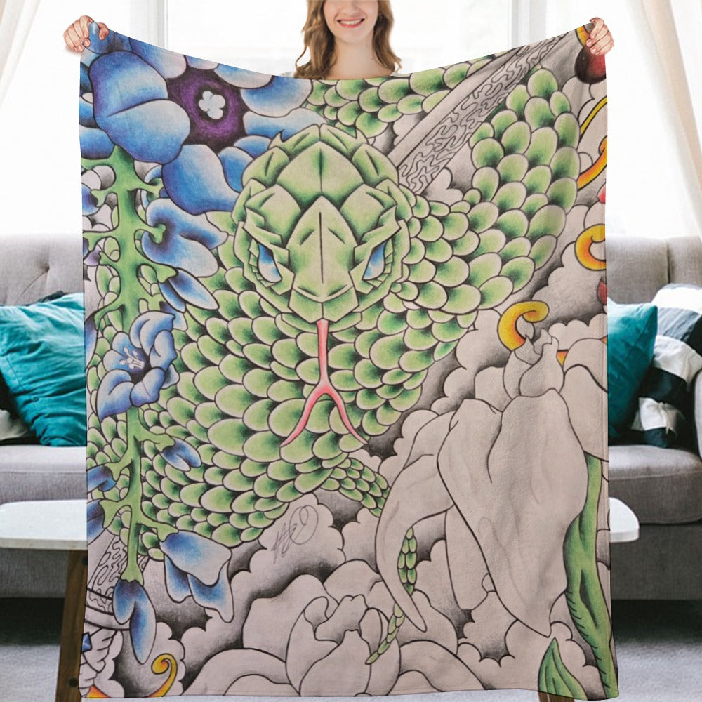 Ultra-Soft Flannel Blanket Multiple Sizes