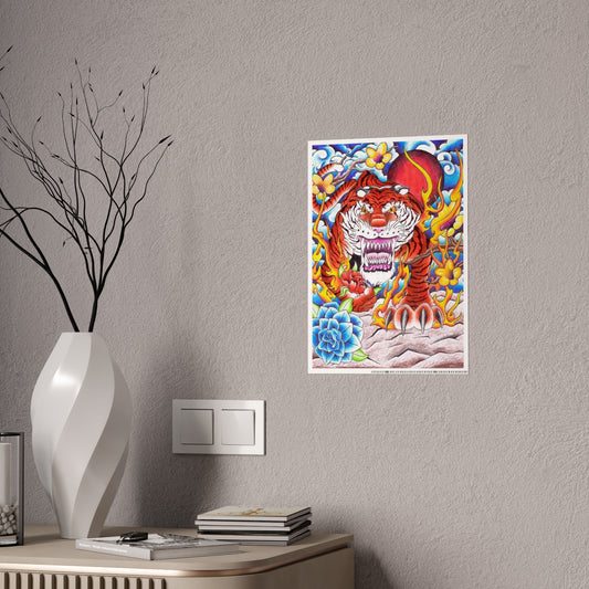 Tiger Gloss Poster