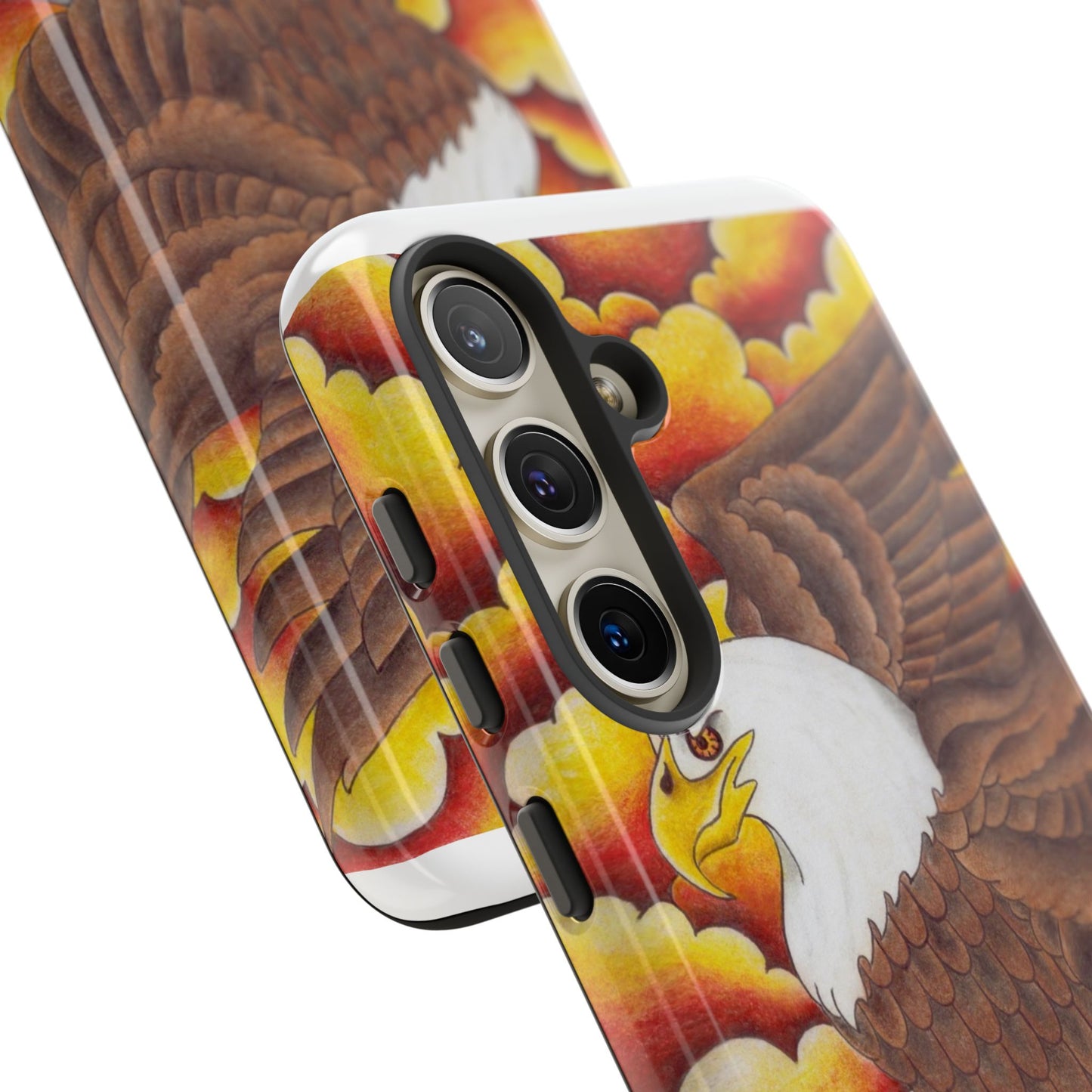Eagle Phone Case, Tough Cases with Eagle Design, Gift for Wildlife Lovers, Unique Phone Accessories, Stylish Tough Cover