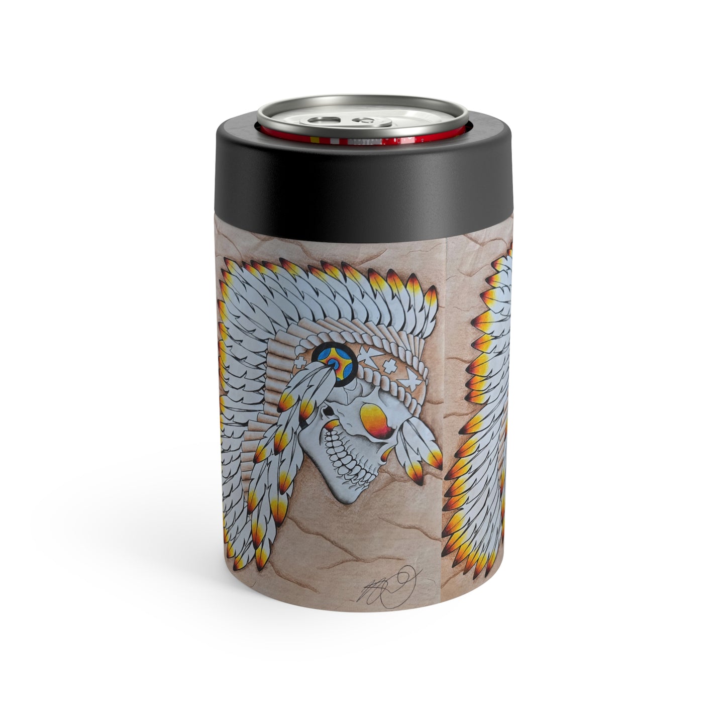 Chief Skull Can Holder