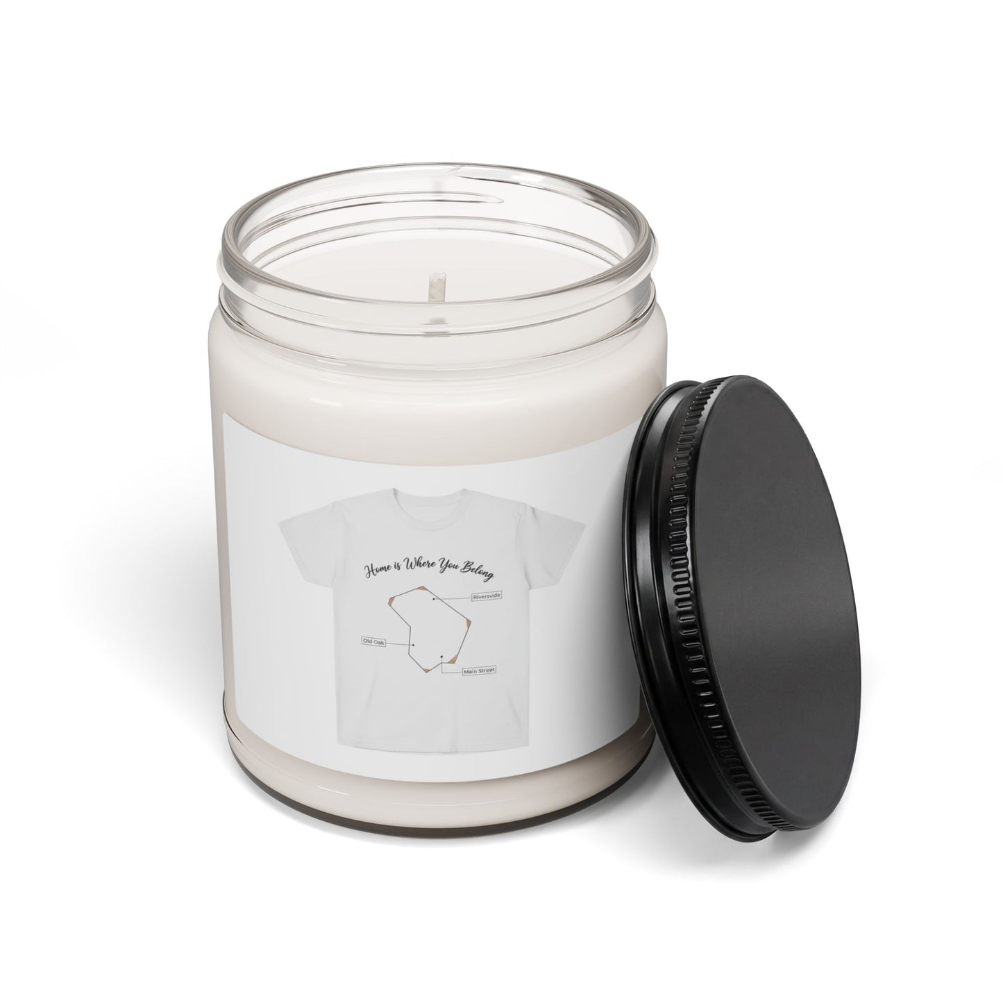 City Map Scented Soy Candle — 9oz Urban Map Candle
