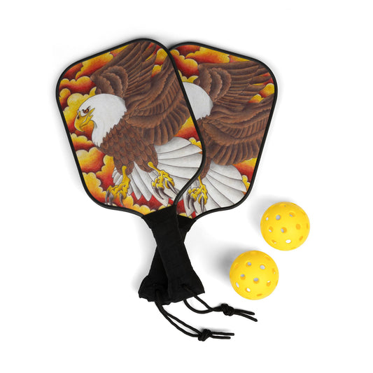 Pickleball Kit Eagle Art Set