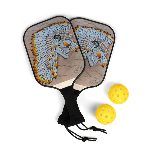 Pickleball Kit Chief Skull Art Set