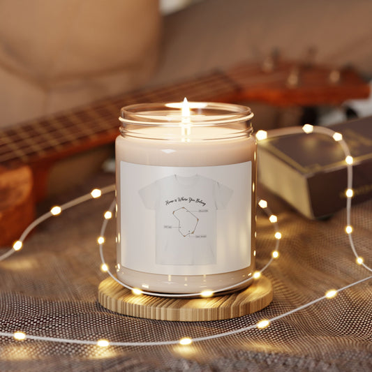 City Map Scented Soy Candle — 9oz Urban Map Candle