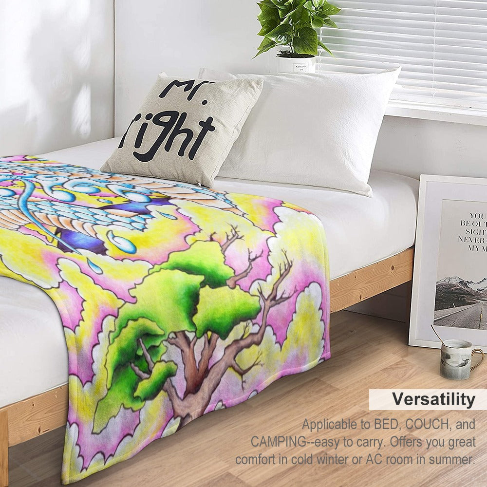 Ultra-Soft Flannel Blanket Multiple Sizes