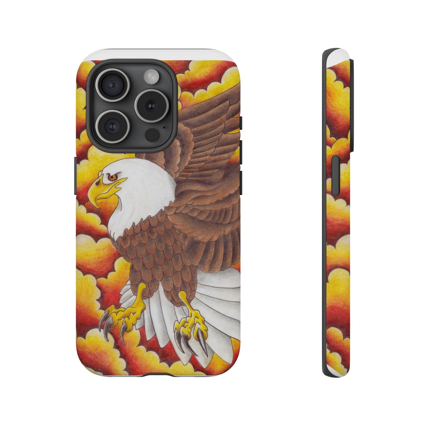 Eagle Phone Case, Tough Cases with Eagle Design, Gift for Wildlife Lovers, Unique Phone Accessories, Stylish Tough Cover