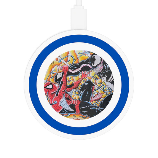 Spiderman vs. Venom Wireless Charging Pad — Superhero Qi Charger