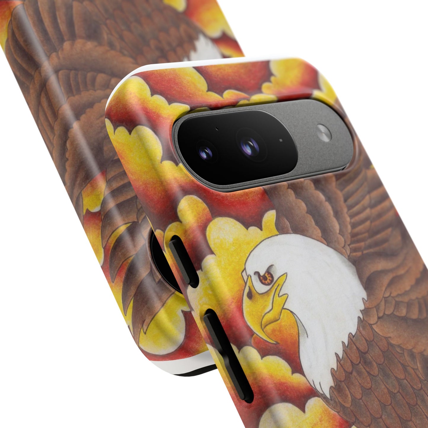 Eagle Phone Case, Tough Cases with Eagle Design, Gift for Wildlife Lovers, Unique Phone Accessories, Stylish Tough Cover