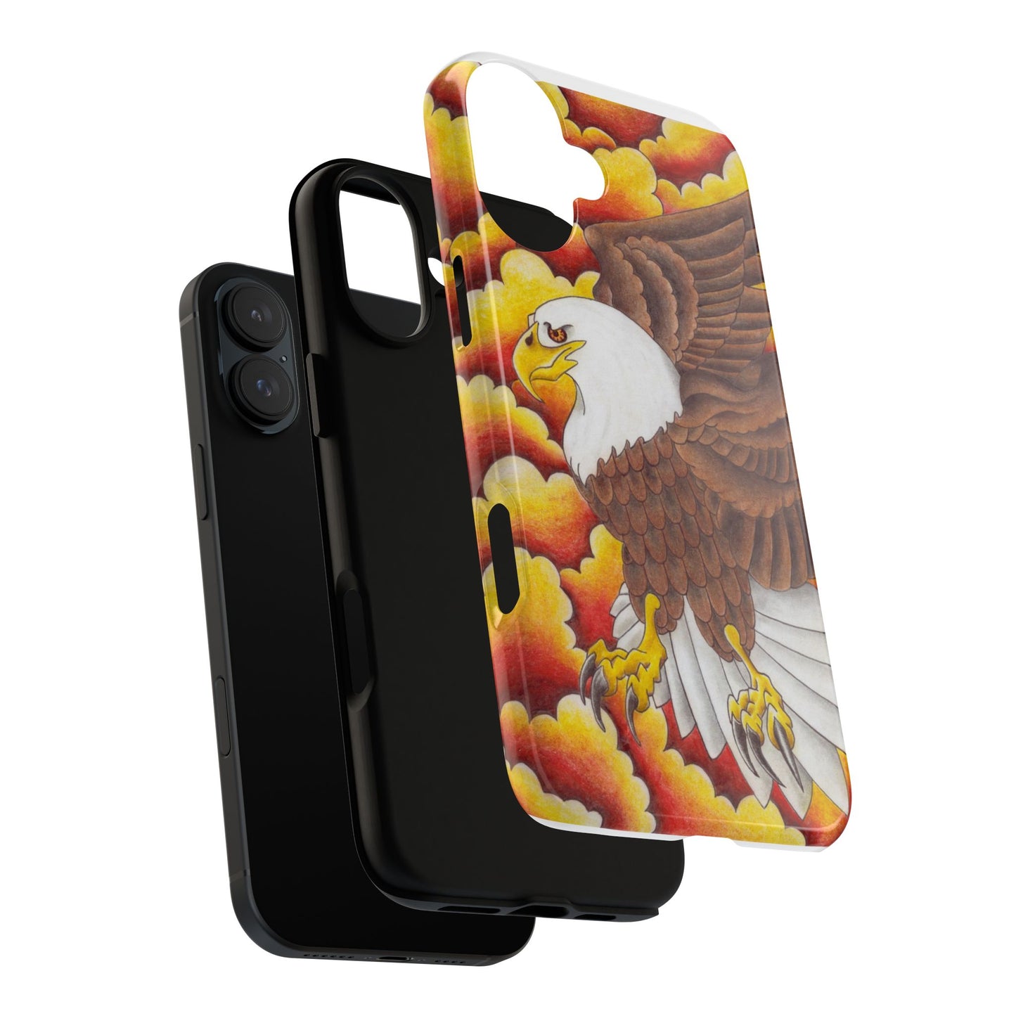 Eagle Phone Case, Tough Cases with Eagle Design, Gift for Wildlife Lovers, Unique Phone Accessories, Stylish Tough Cover