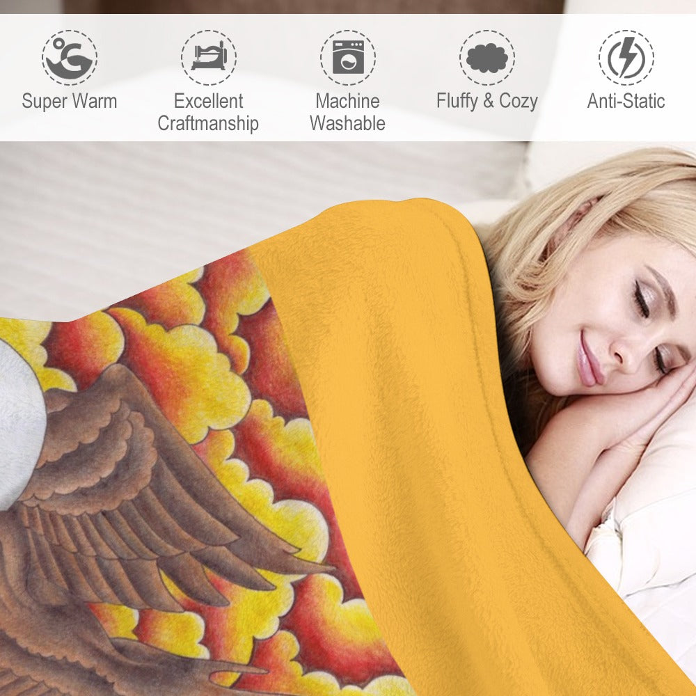 Ultra-Soft Flannel Blanket Multiple Sizes