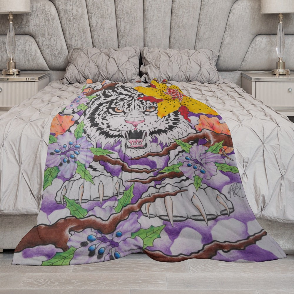Ultra-Soft Flannel Blanket Multiple Sizes