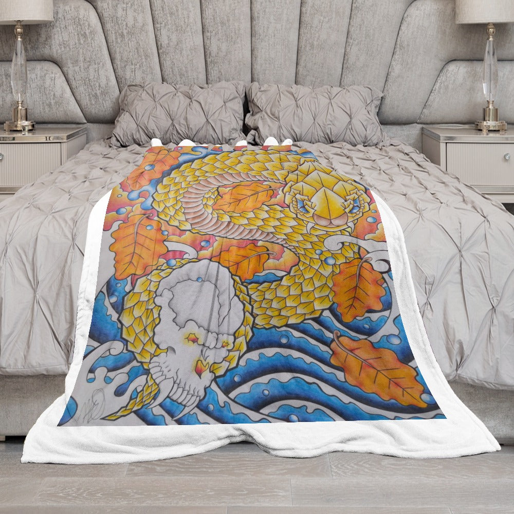 Ultra-Soft Flannel Blanket Multiple Sizes