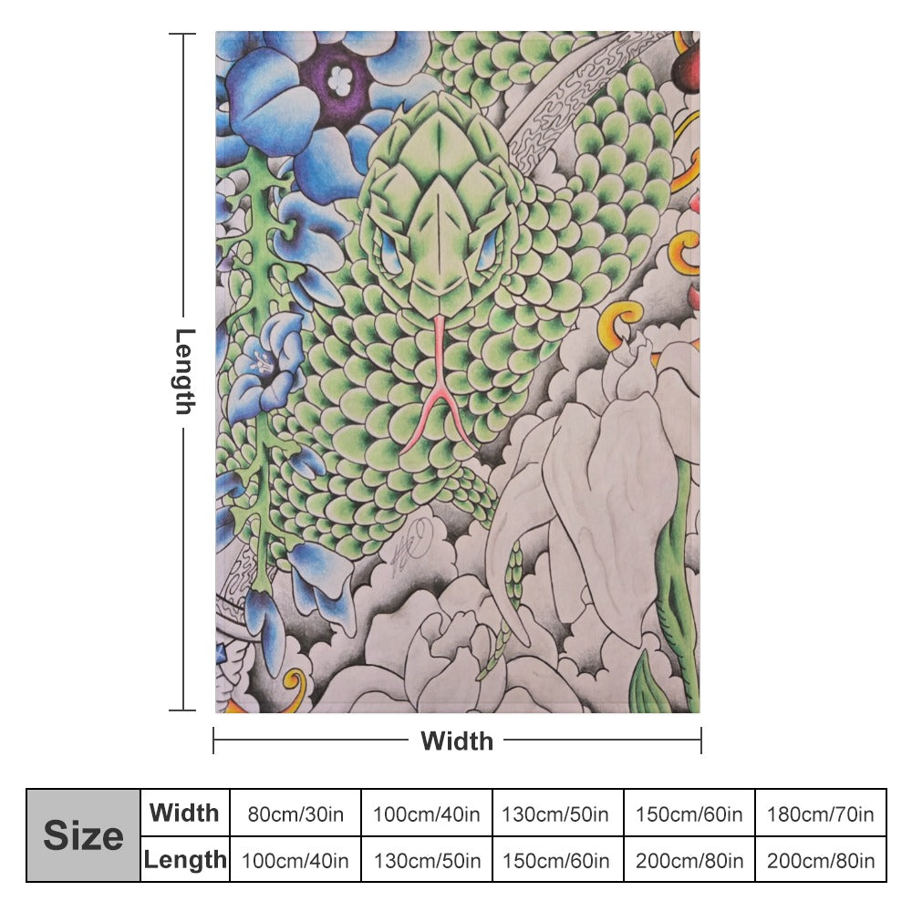 Ultra-Soft Flannel Blanket Multiple Sizes