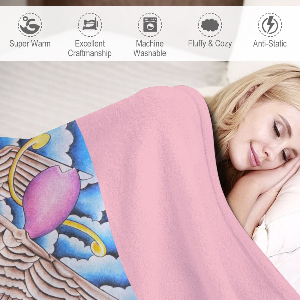 Ultra-Soft Flannel Blanket Multiple Sizes