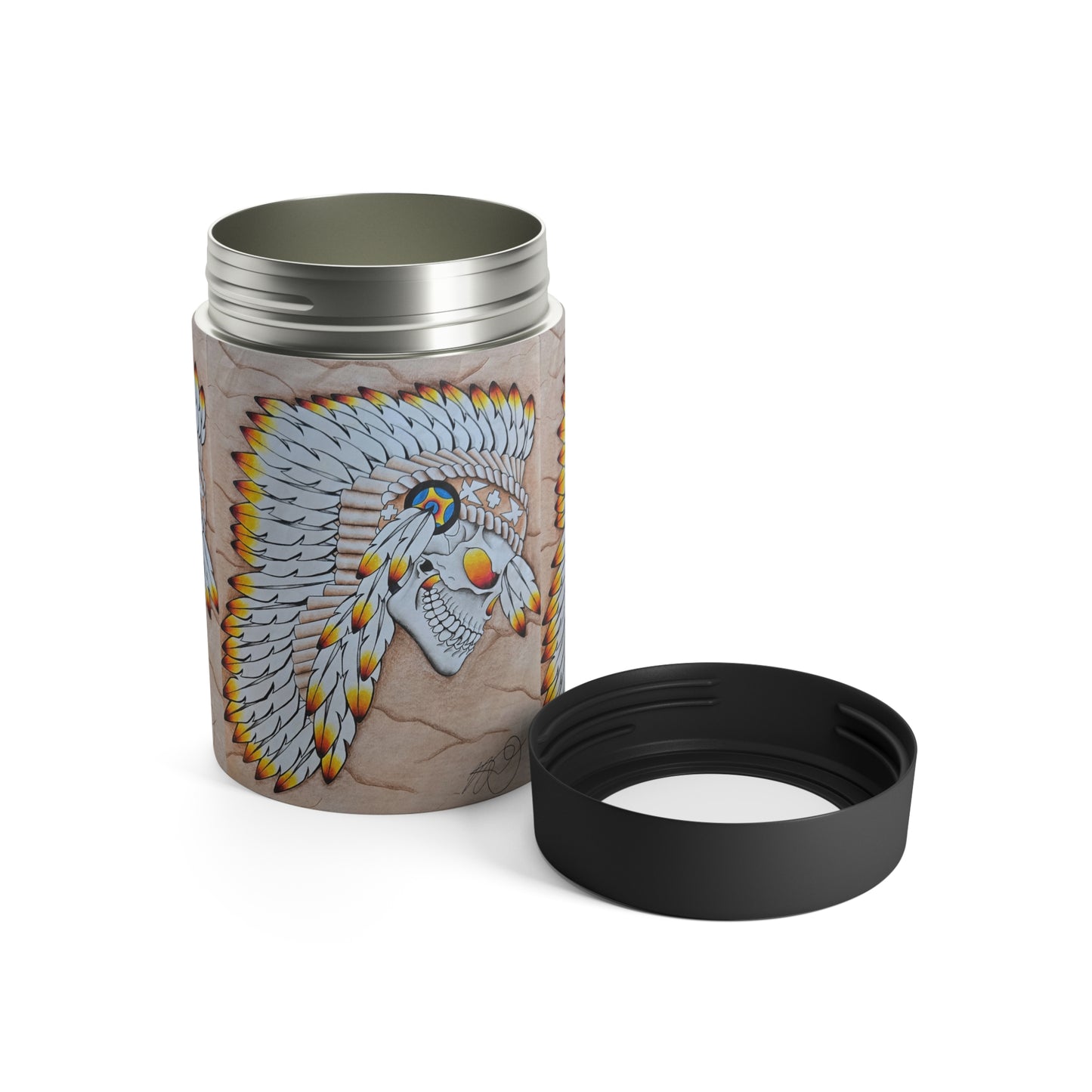 Chief Skull Can Holder