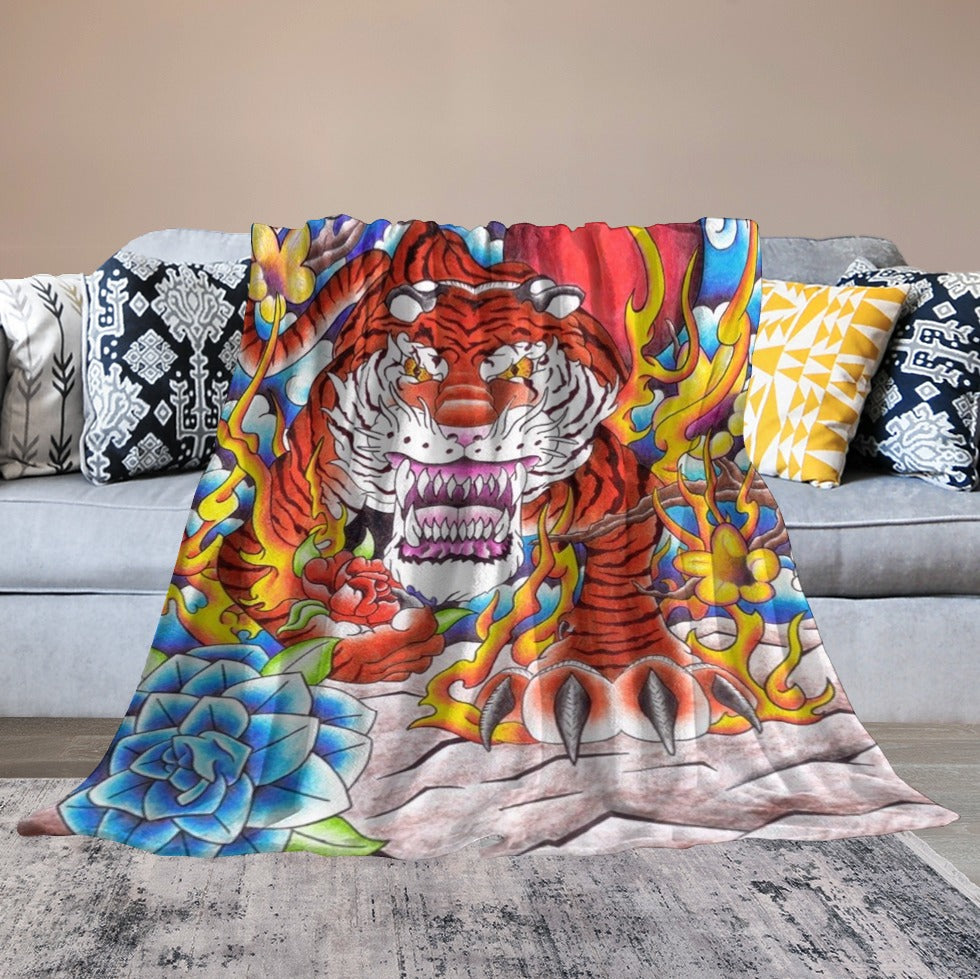 Ultra-Soft Flannel Blanket Multiple Sizes
