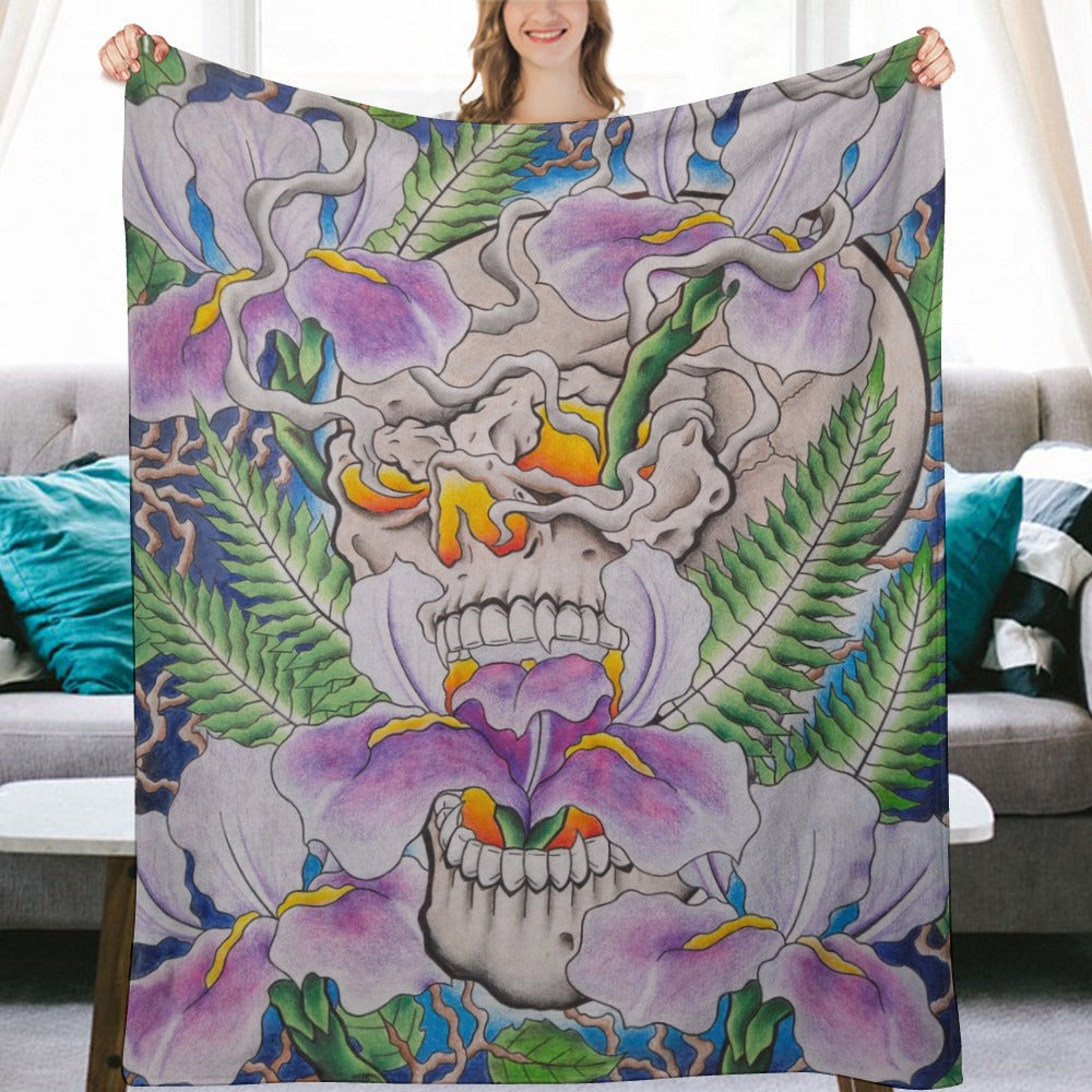 Ultra-Soft Flannel Blanket Multiple Sizes