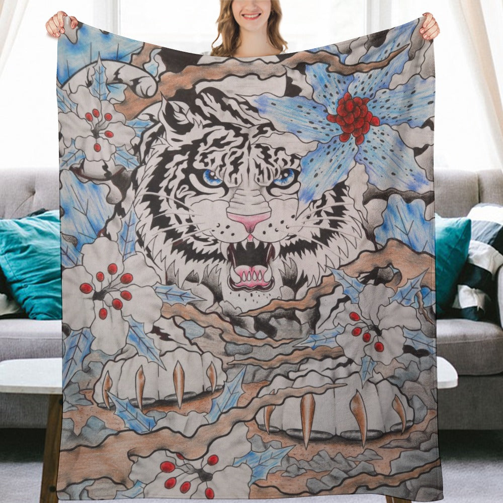 Ultra-Soft Flannel Blanket Multiple Sizes