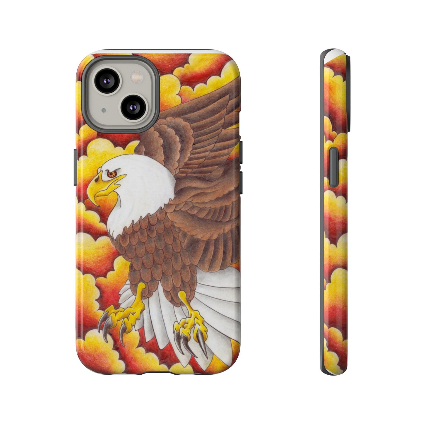 Eagle Phone Case, Tough Cases with Eagle Design, Gift for Wildlife Lovers, Unique Phone Accessories, Stylish Tough Cover