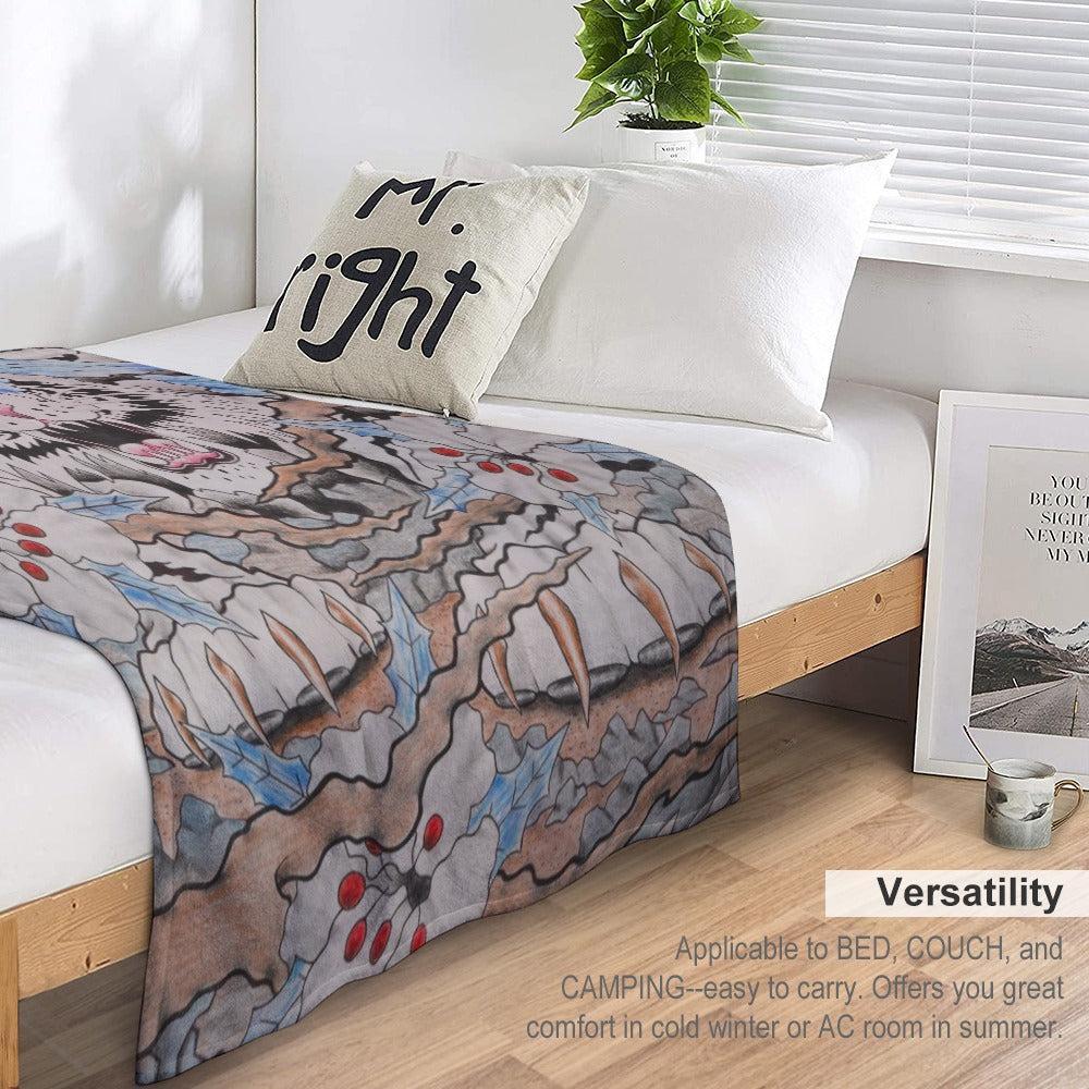Ultra-Soft Flannel Blanket Multiple Sizes