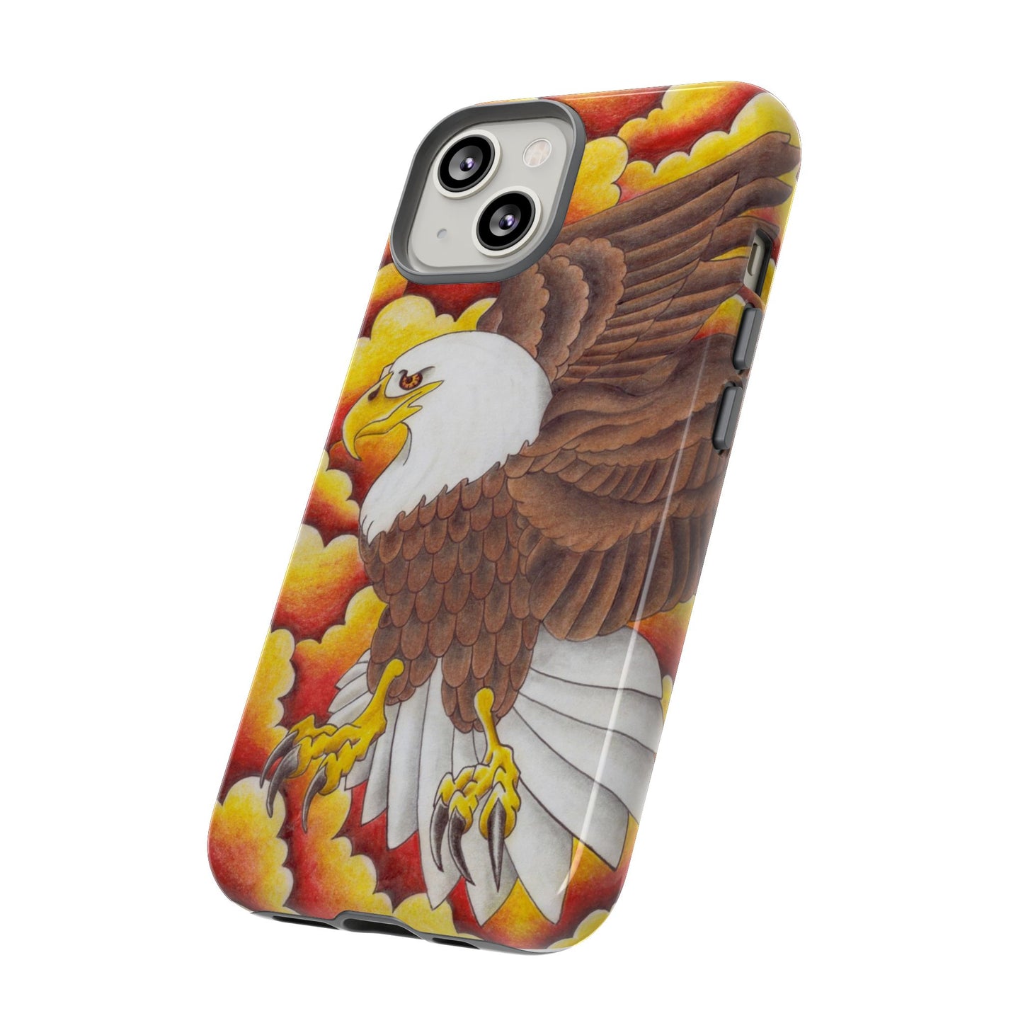 Eagle Phone Case, Tough Cases with Eagle Design, Gift for Wildlife Lovers, Unique Phone Accessories, Stylish Tough Cover