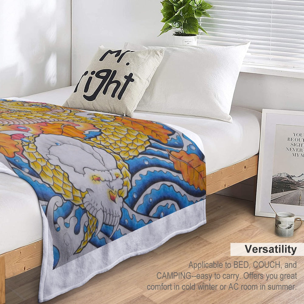Ultra-Soft Flannel Blanket Multiple Sizes