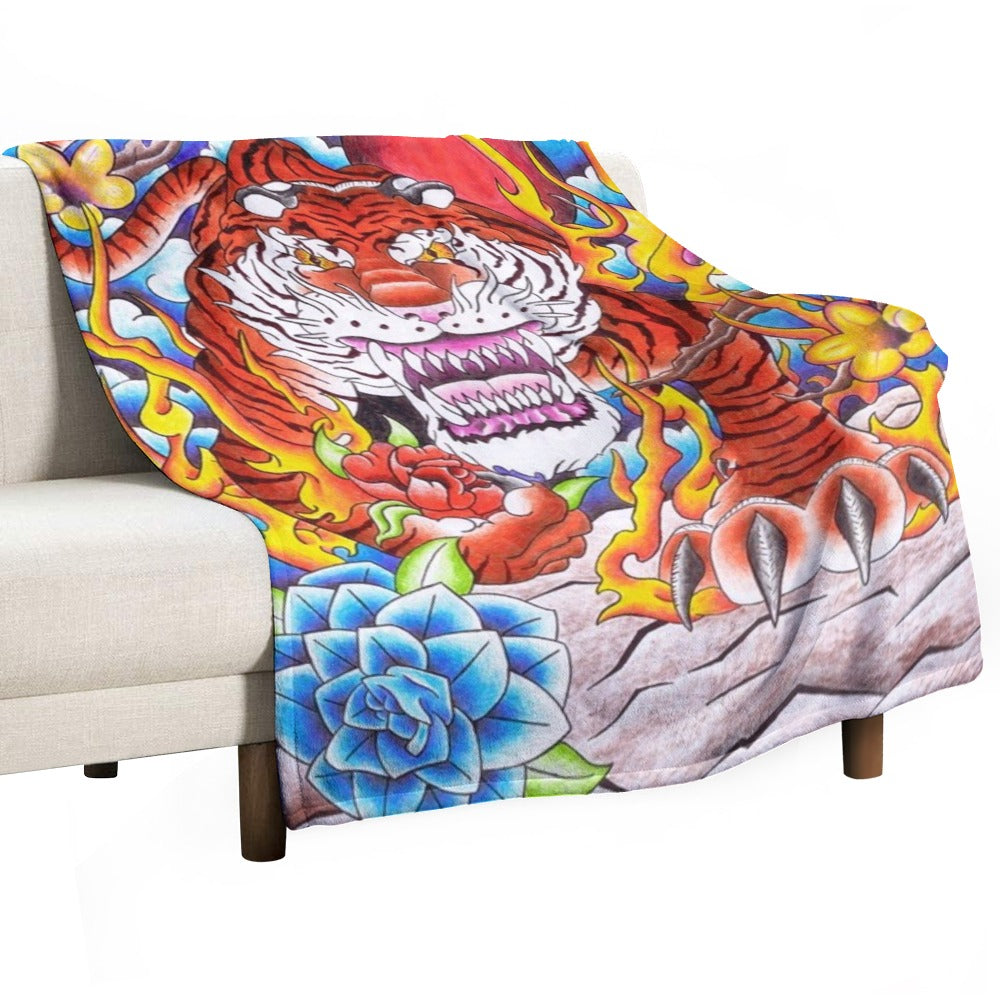 Ultra-Soft Flannel Blanket Multiple Sizes