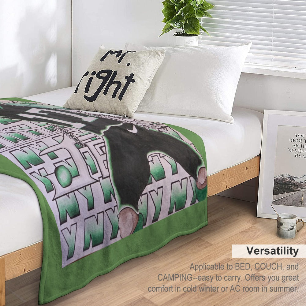 Ultra-Soft Flannel Blanket Multiple Sizes