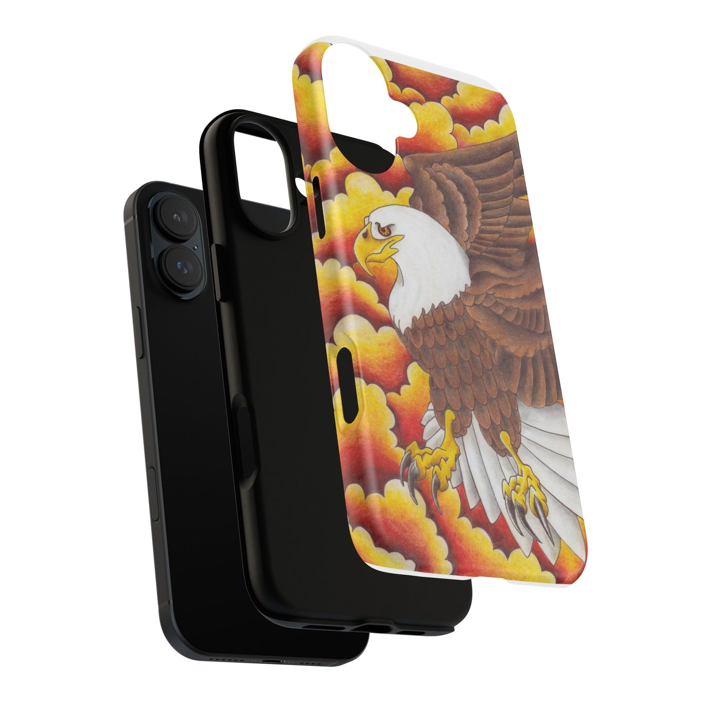 Eagle Phone Case, Tough Cases with Eagle Design, Gift for Wildlife Lovers, Unique Phone Accessories, Stylish Tough Cover