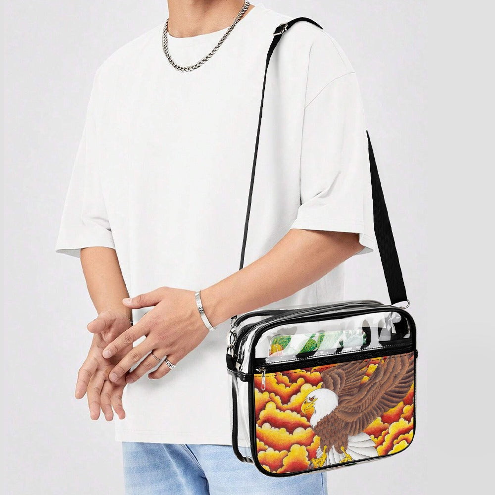 Transparent satchel set Two piece New