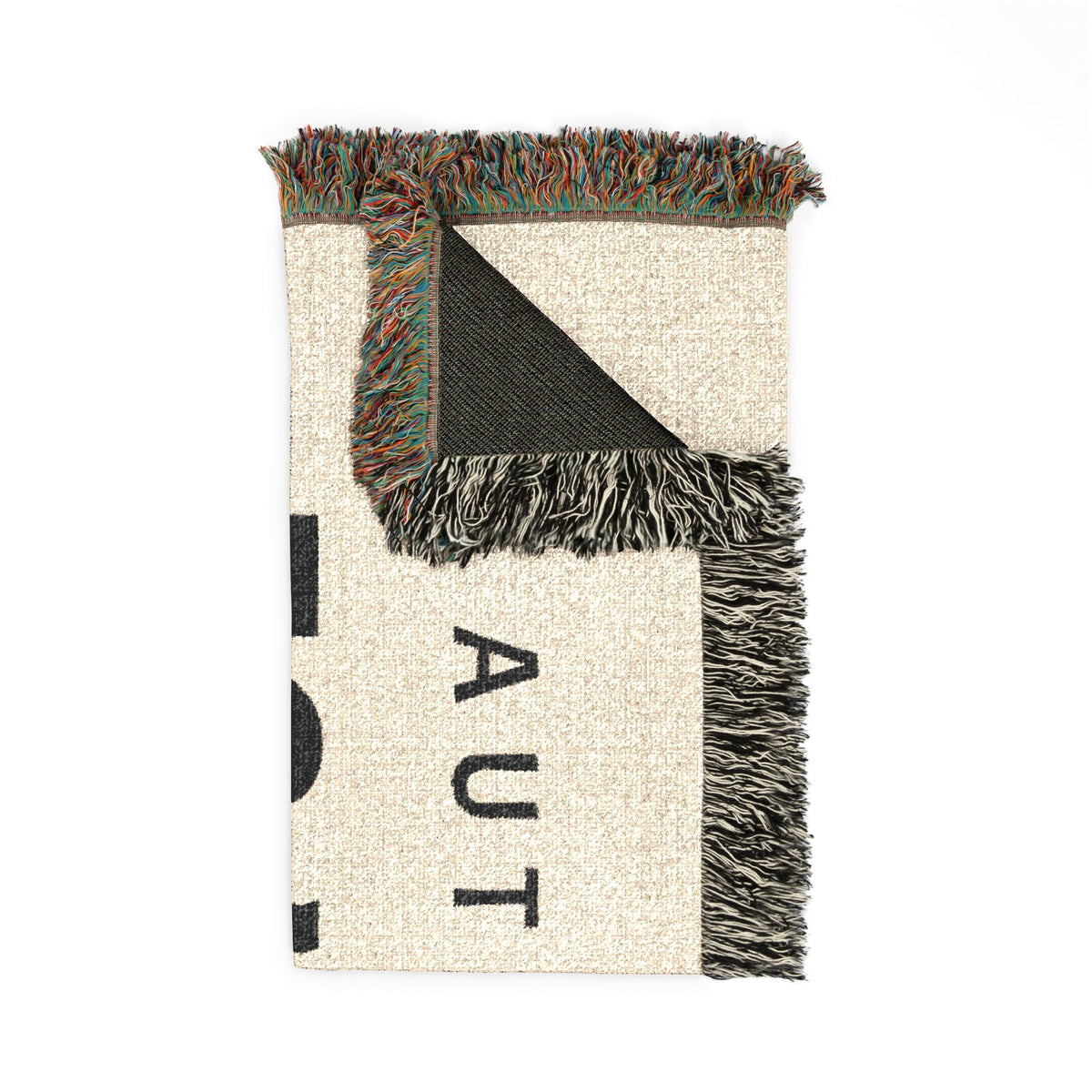 50 Years of Not Giving a Damn Woven Blanket — Funny 50th Birthday Throw