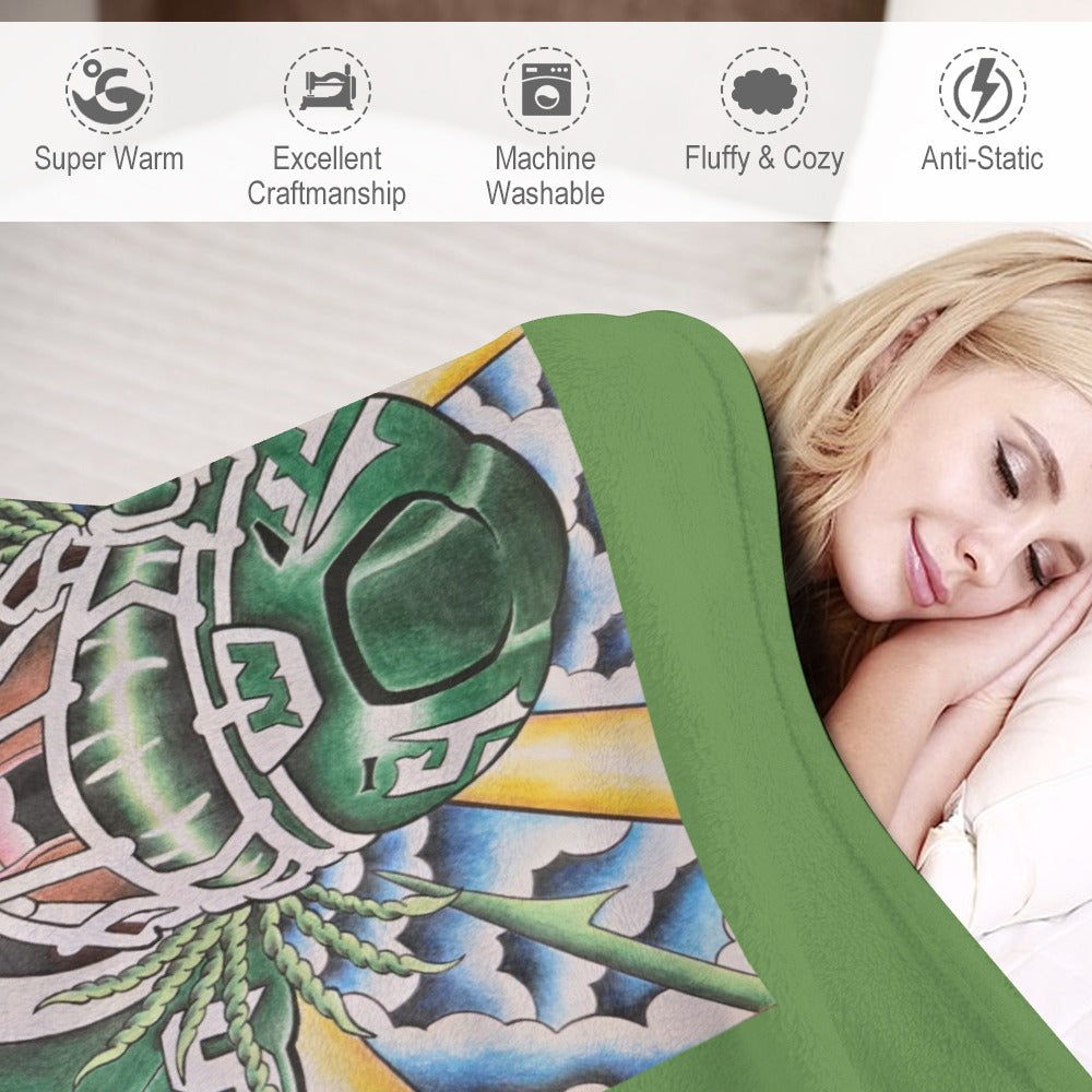 Ultra-Soft Flannel Blanket Multiple Sizes