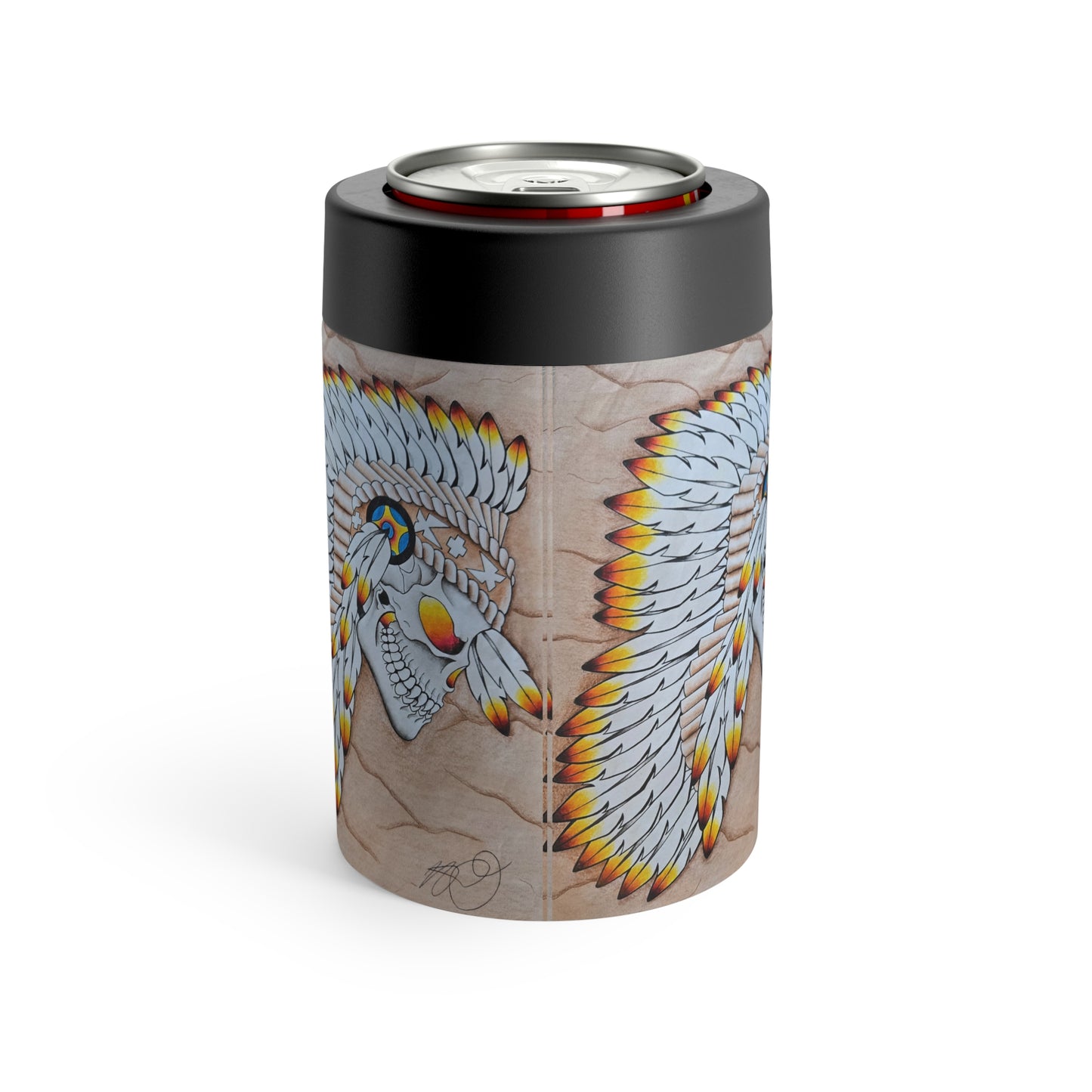 Chief Skull Can Holder