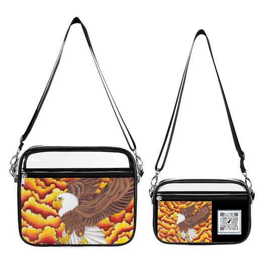 Transparent satchel set Two piece New