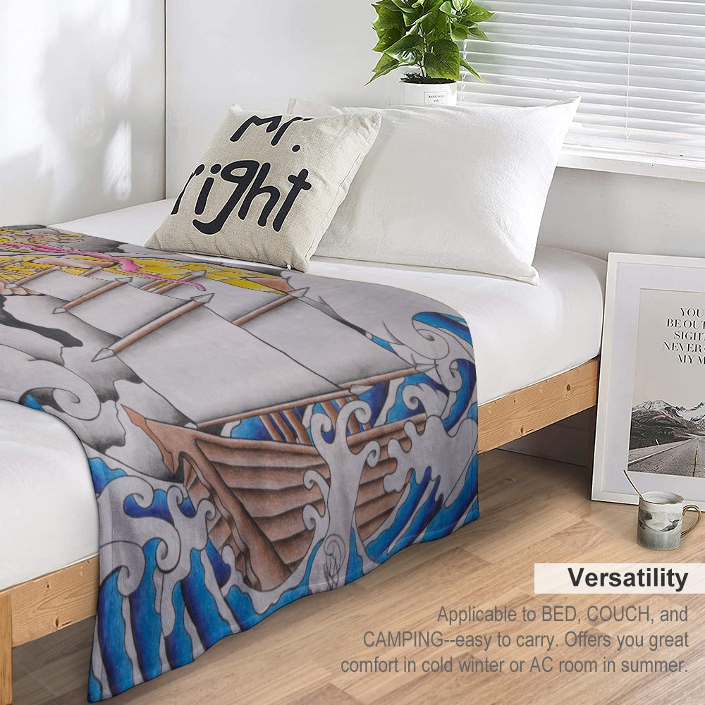 Ultra-Soft Flannel Blanket Multiple Sizes