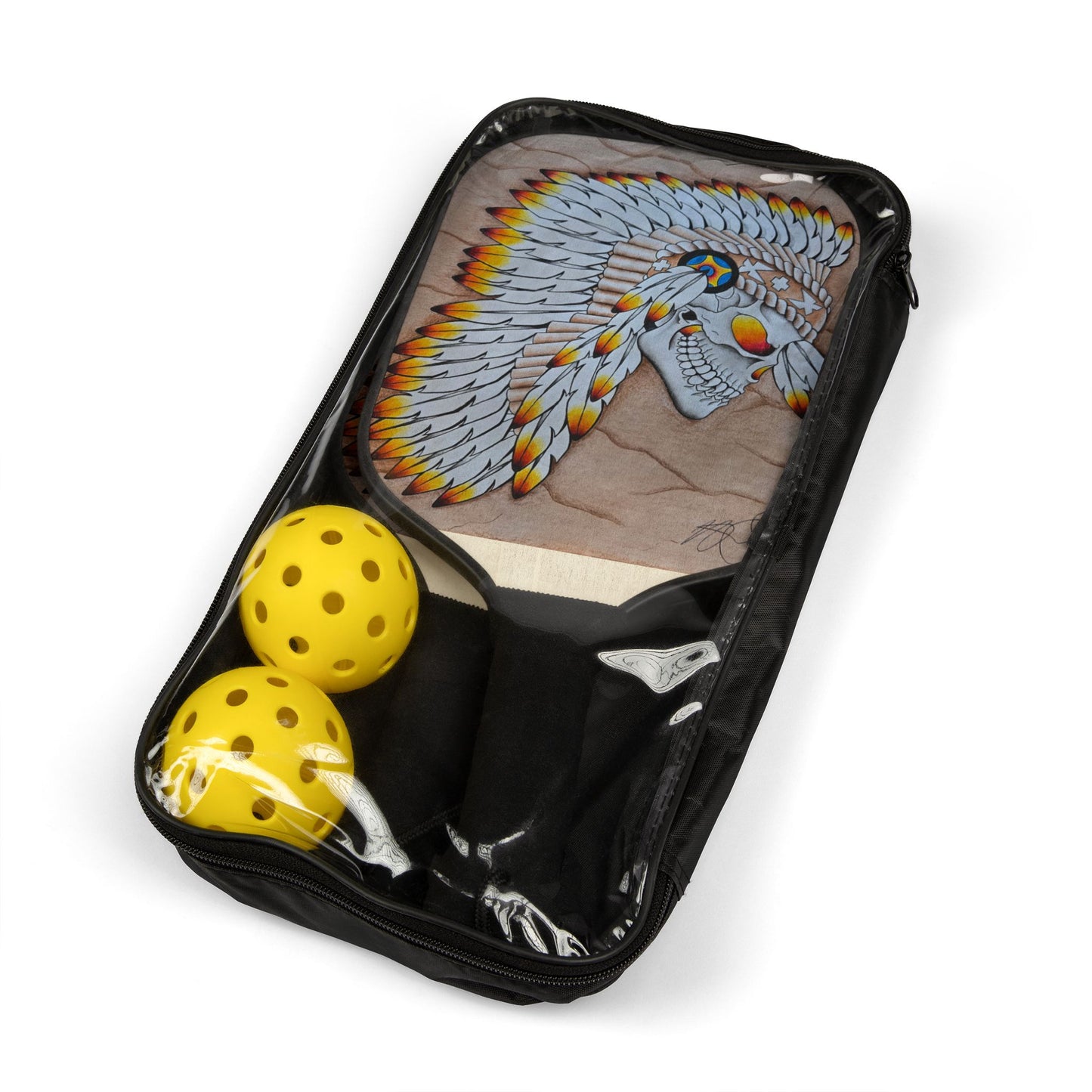 Pickleball Kit Chief Skull Art Set