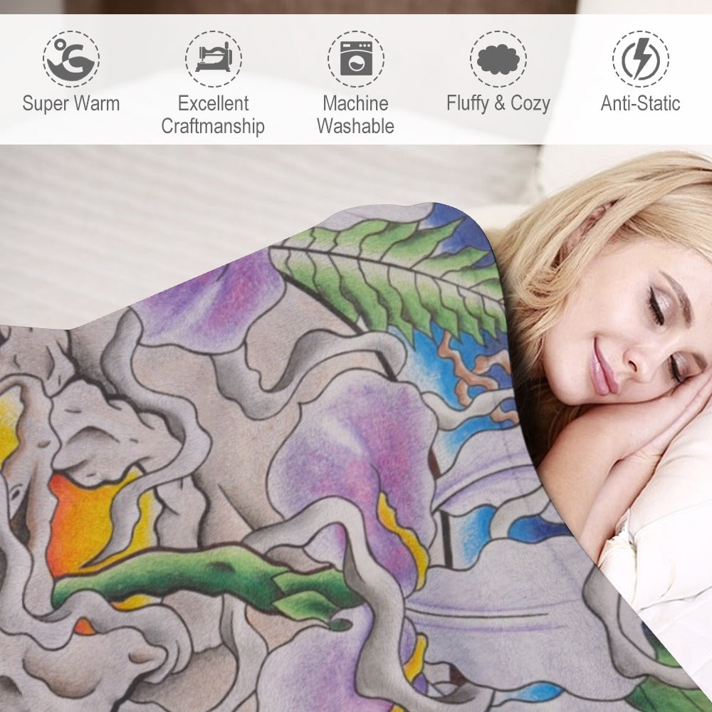 Ultra-Soft Flannel Blanket Multiple Sizes
