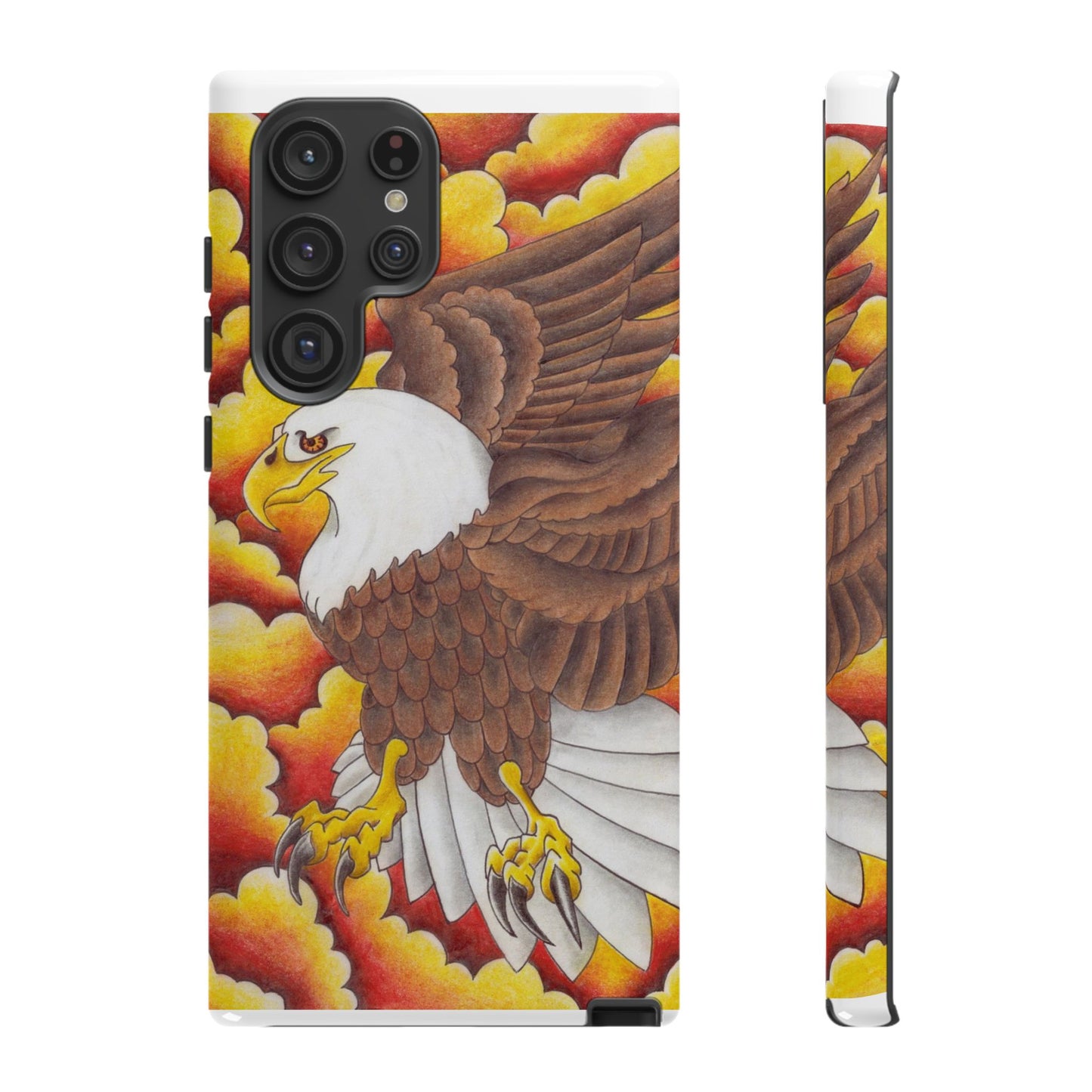 Eagle Phone Case, Tough Cases with Eagle Design, Gift for Wildlife Lovers, Unique Phone Accessories, Stylish Tough Cover