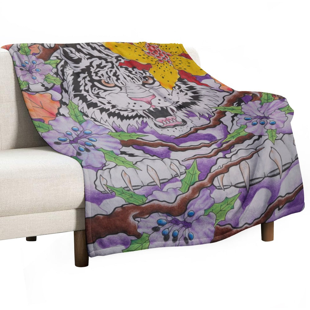 Ultra-Soft Flannel Blanket Multiple Sizes