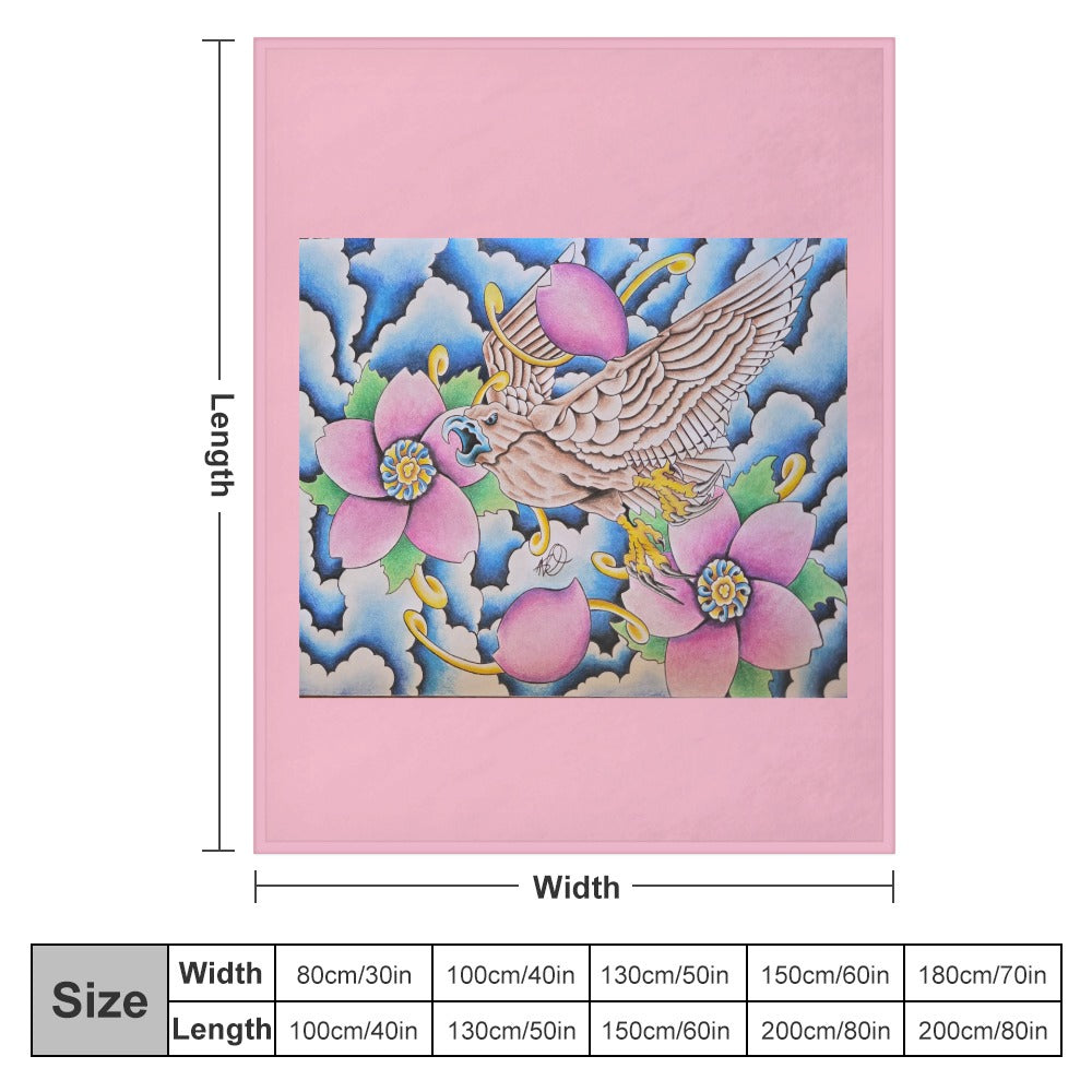 Ultra-Soft Flannel Blanket Multiple Sizes
