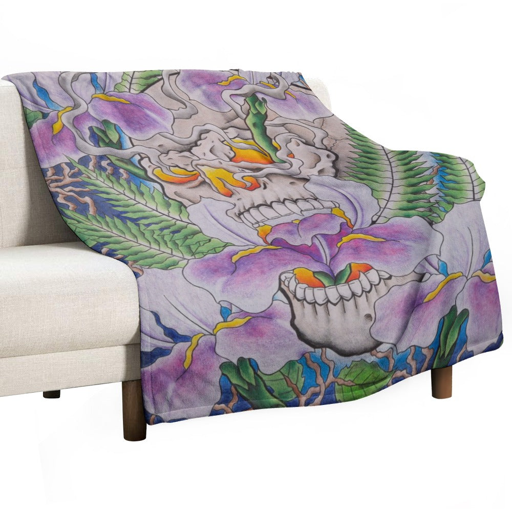 Ultra-Soft Flannel Blanket Multiple Sizes