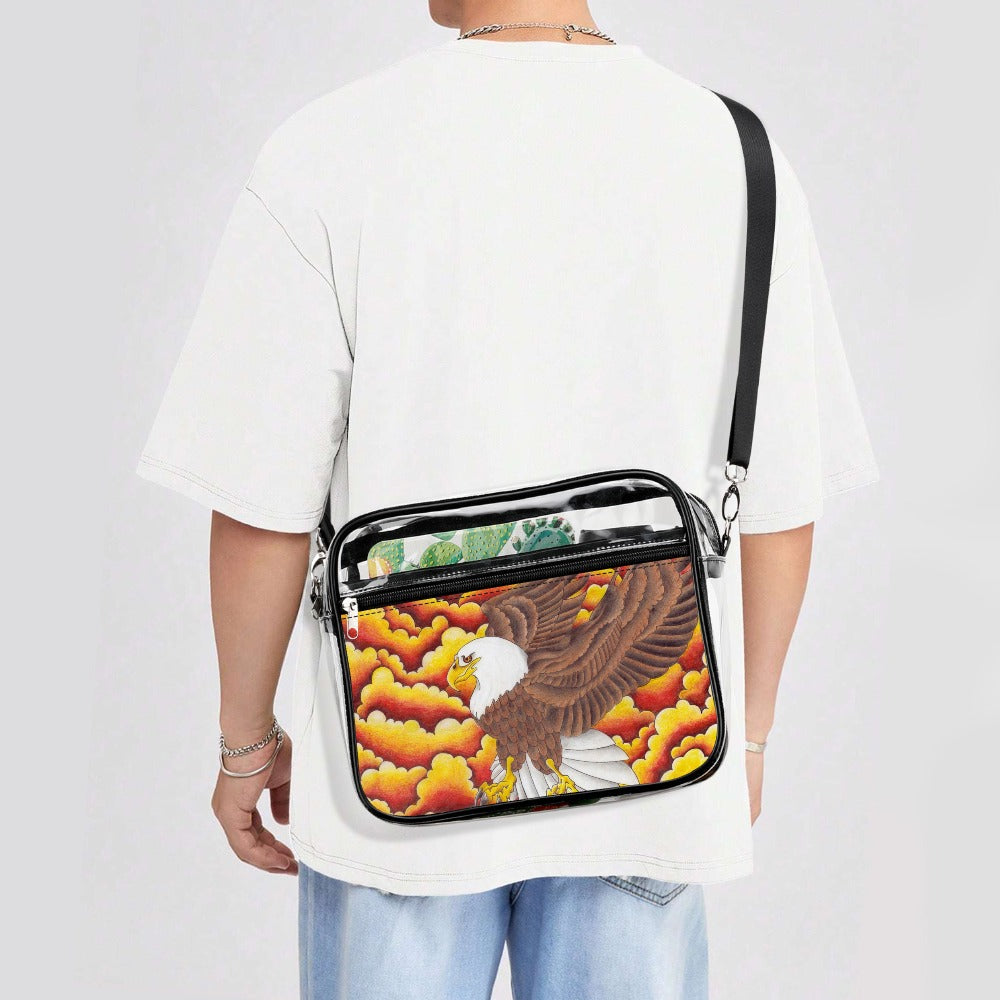 Transparent satchel set Two piece New