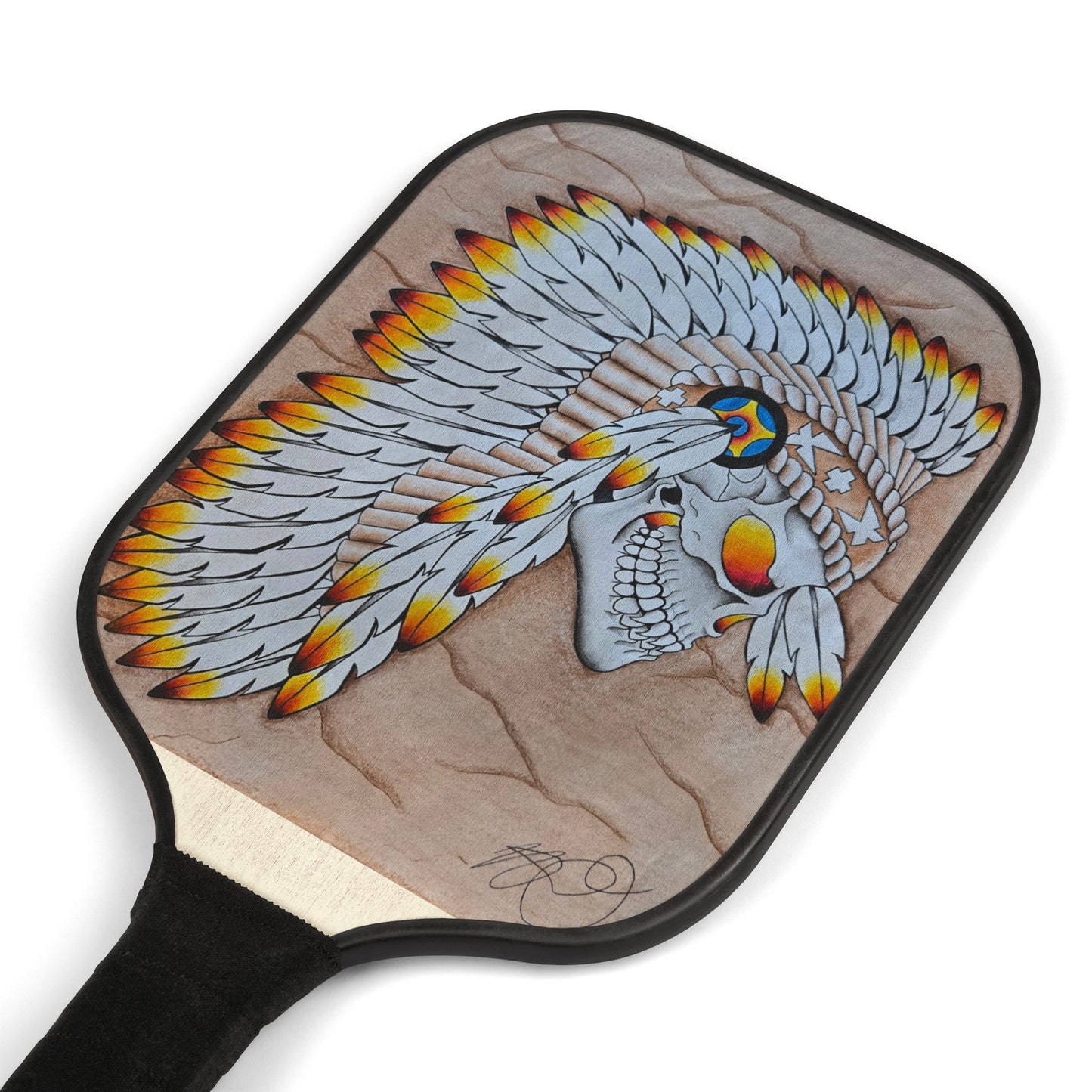 Pickleball Kit Chief Skull Art Set
