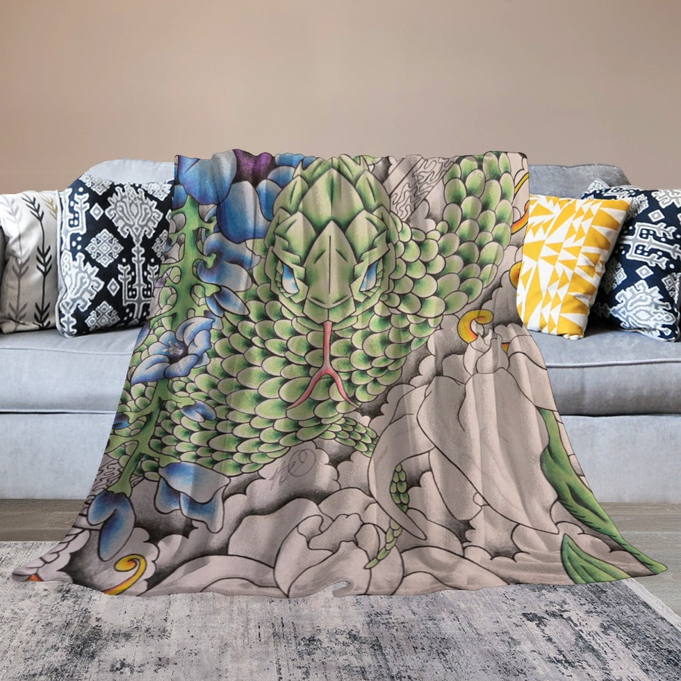 Ultra-Soft Flannel Blanket Multiple Sizes