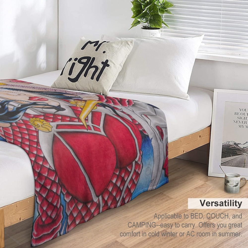 Ultra-Soft Flannel Blanket Multiple Sizes
