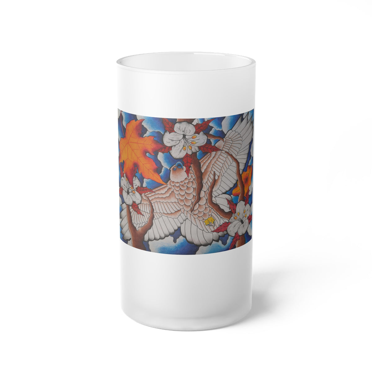 Frosted Glass Beer Mug