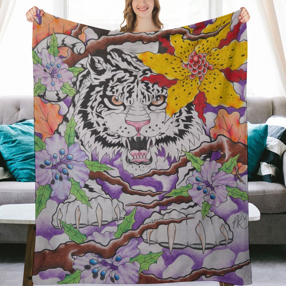 Ultra-Soft Flannel Blanket Multiple Sizes