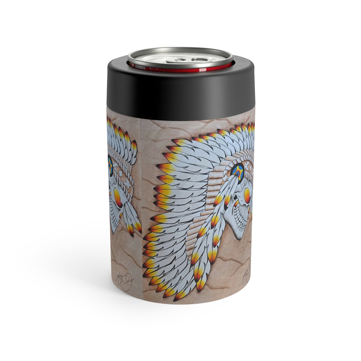 Chief Skull Can Holder