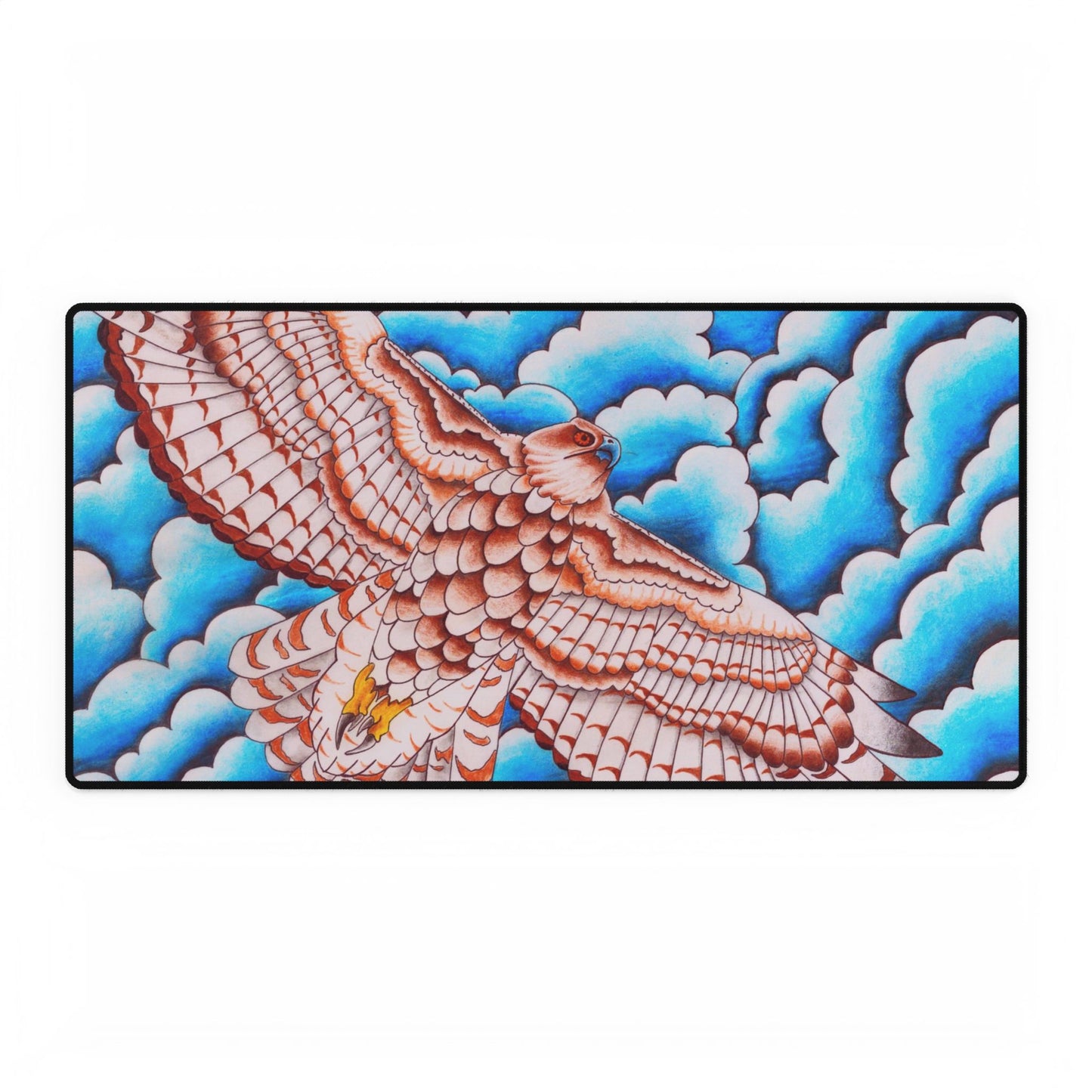 Desk Mat - Hawk Design