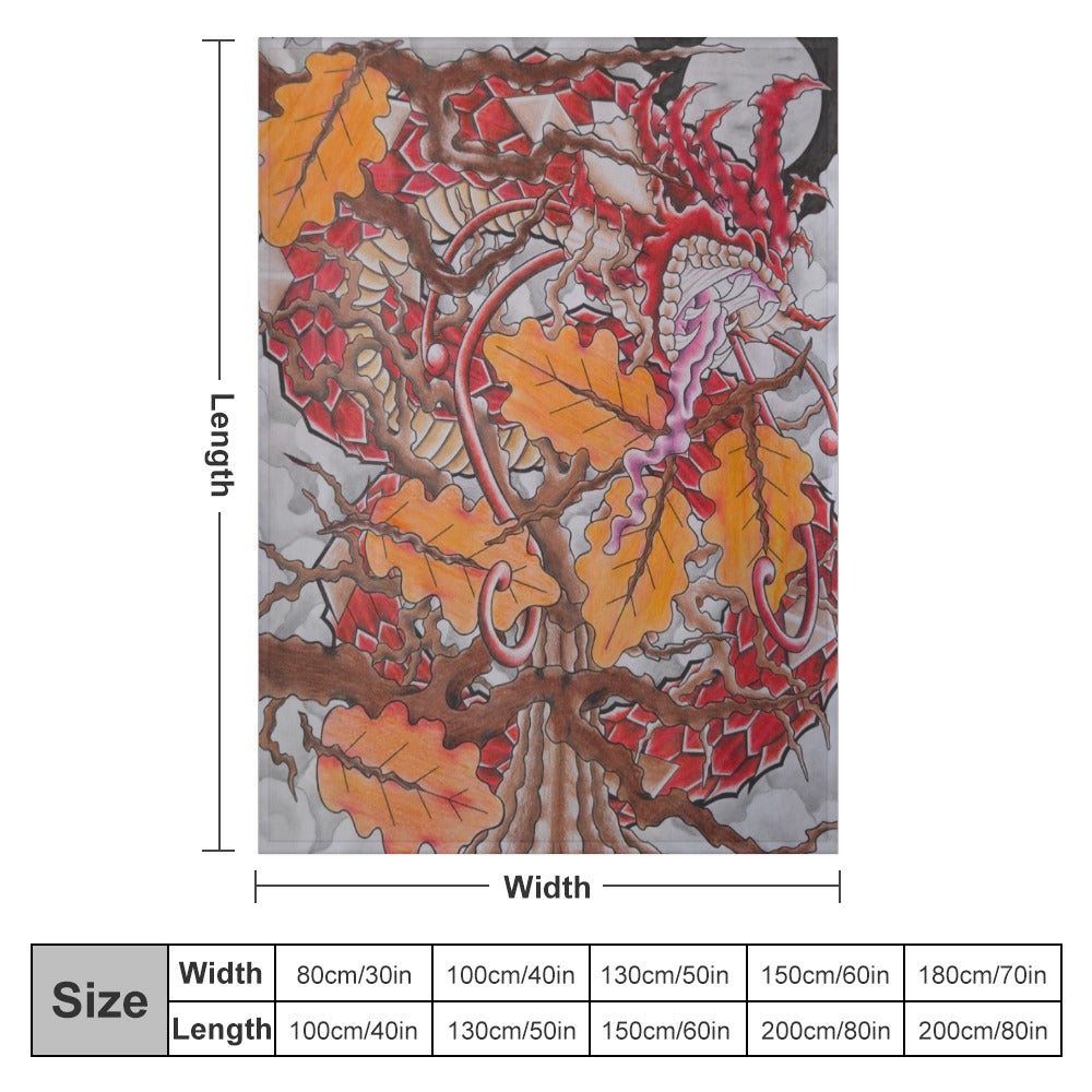 Ultra-Soft Flannel Blanket Multiple Sizes